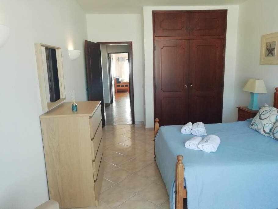 Ferienwohnung Ocean Quarteira Vista Mar E Central Exterior foto